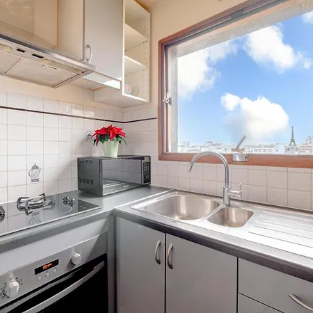 New - 3 Bedroom Flat With Eiffel Tower View Apartmán Paříž